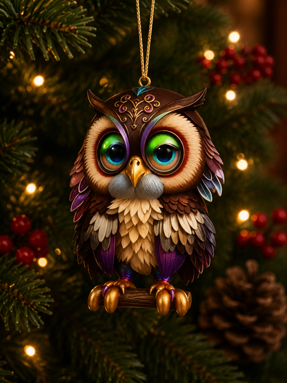 Whimsical Christmas Acrylic Tree Ornaments