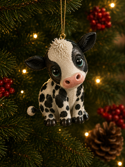 Whimsical Christmas Acrylic Tree Ornaments