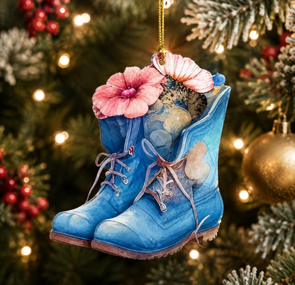 Whimsical Christmas Acrylic Tree Ornaments