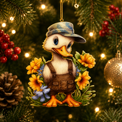 Whimsical Christmas Acrylic Tree Ornaments