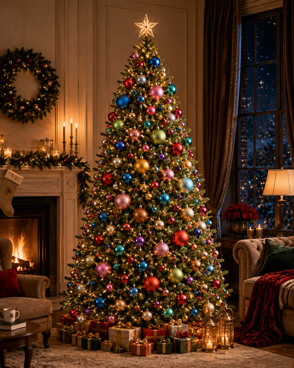Shiny & Matte Christmas Ornament Bundle – 3cm + 6cm